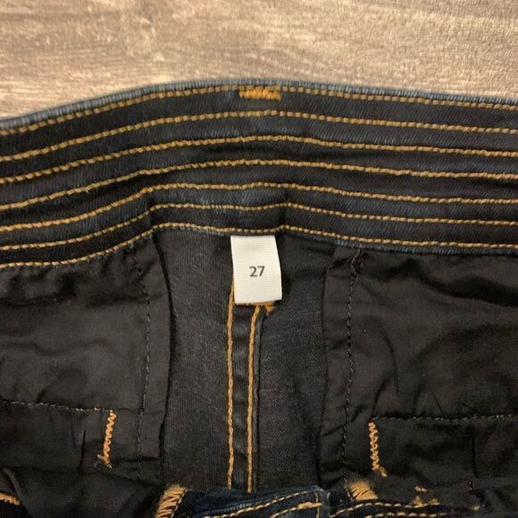 Frame denim jeans side pockets dark wash.  Size: 27 - Picture 2 of 5